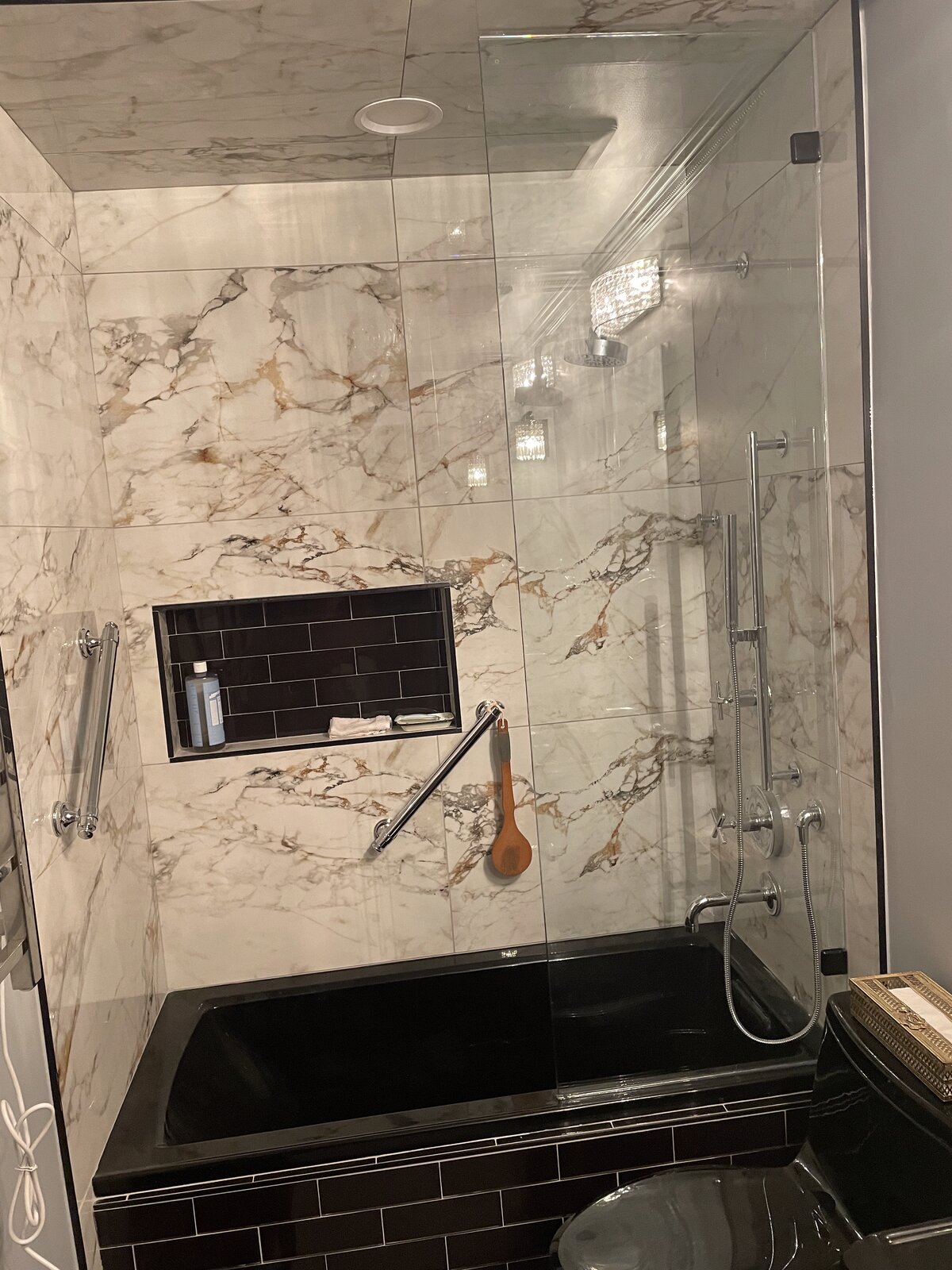 Bathroom remodel tile by Peter's Tile