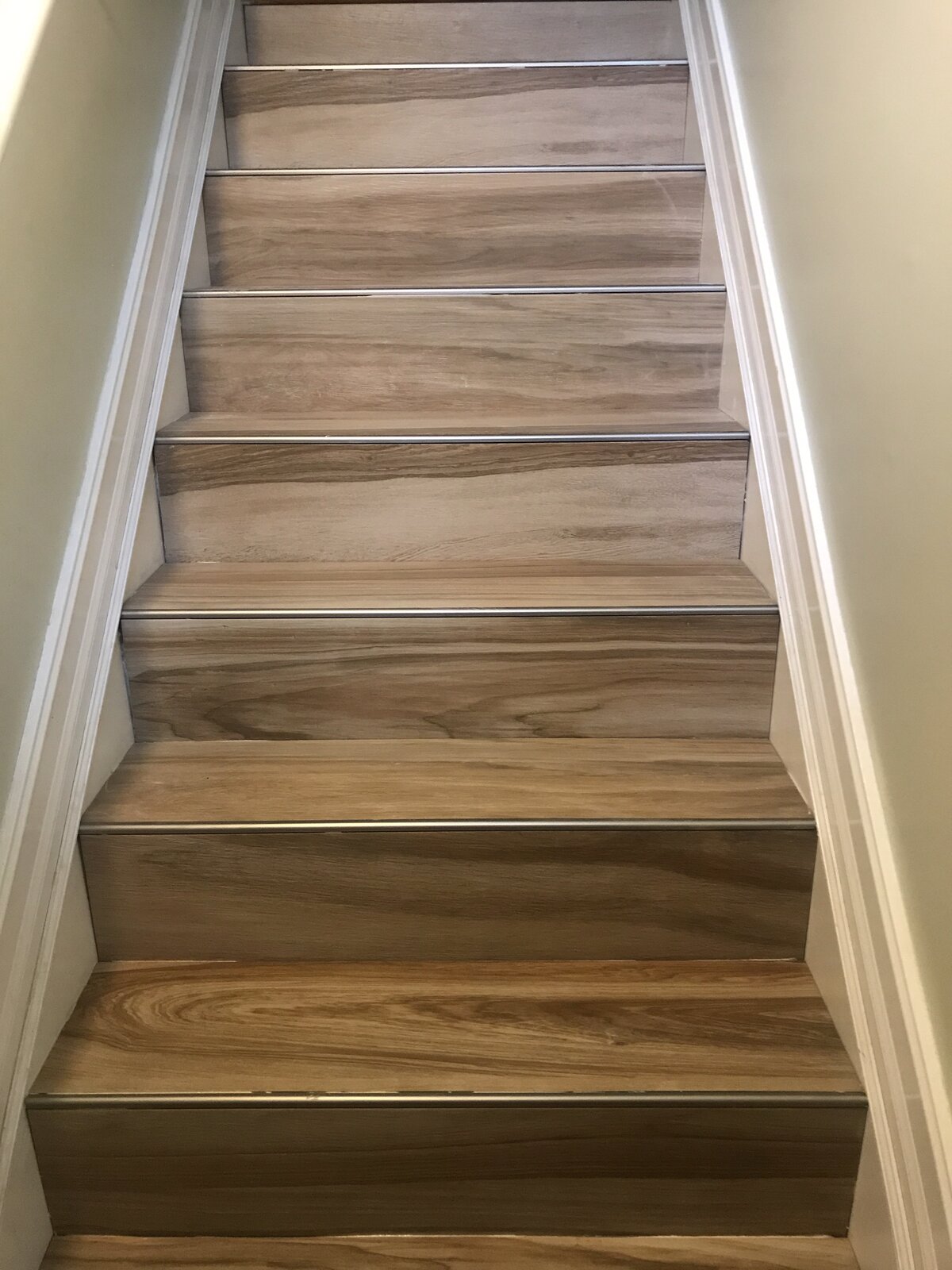 Tile floor installation by Peter's Tile